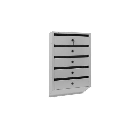 5-и секционный почтовый ящик «Оптима Люкс»